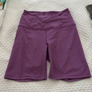 Beyond Yoga Purple Bike Shorts
